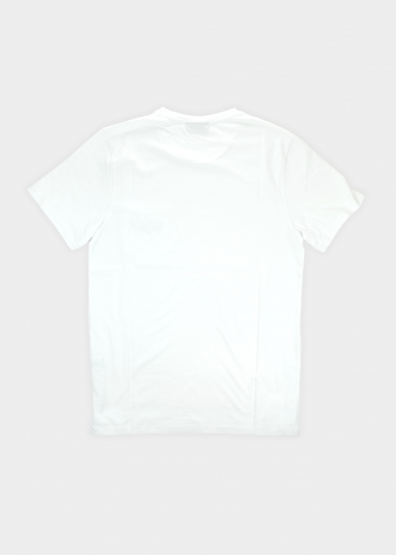 T-Shirt "egoFM Pocket" - weiß, unisex